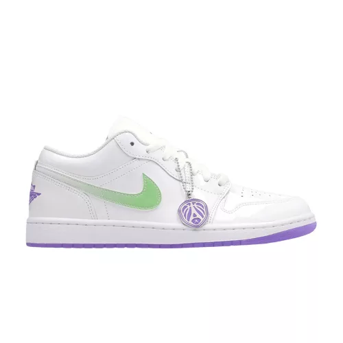 Jordan 1 Low SE Quai54 alacsony szárú sneaker – termékfotó, oldalnézet