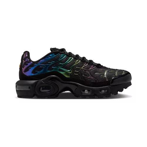 Nike Air Max Plus Oil Slick (GS) gyerek alacsony szárú utcai sneaker fekete