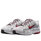 Nike P-6000 White Platinum Red alacsony szárú sneaker – termékfotó, oldalnézet