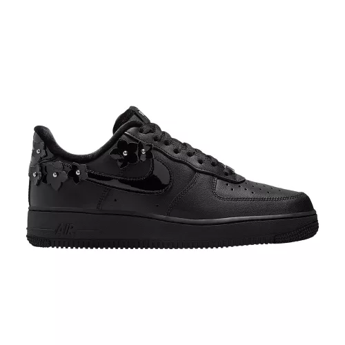 Nike Air Force 1 Low '07 Florette Black Off-Noir (Women's) női alacsony szárú utcai sneaker fekete