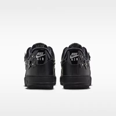 Nike Air Force 1 Low '07 Florette Black Off-Noir (Women's) női alacsony szárú utcai sneaker fekete