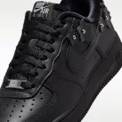 Nike Air Force 1 Low '07 Florette Black Off-Noir (Women's) női alacsony szárú utcai sneaker fekete