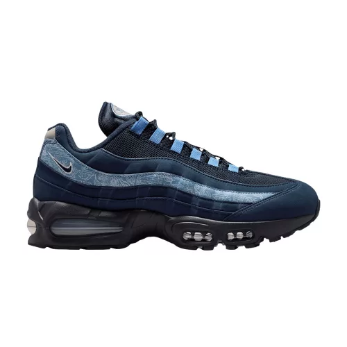Nike Air Max 95 SE Big Bubble Obsidian Work Blue alacsony szárú sneaker – termékfotó, oldalnézet