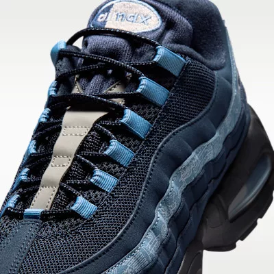Nike Air Max 95 SE Big Bubble Obsidian Work Blue alacsony szárú sneaker – termékfotó, oldalnézet