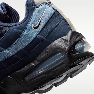 Nike Air Max 95 SE Big Bubble Obsidian Work Blue alacsony szárú sneaker – termékfotó, oldalnézet
