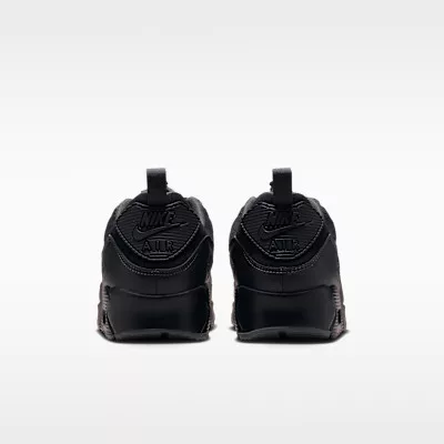 Nike Air Max 90 Black Iron Grey alacsony szárú sneaker – termékfotó, oldalnézet