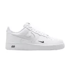 Nike Air Force 1 '07 LV8 White Black Reflect Silver férfi alacsony szárú utcai sneaker fehér fekete ezüst