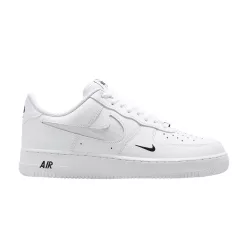   Nike Air Force 1 '07 LV8 White Black Reflect Silver férfi alacsony szárú utcai sneaker fehér fekete ezüst