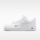 Nike Air Force 1 '07 LV8 White Black Reflect Silver férfi alacsony szárú utcai sneaker fehér fekete ezüst