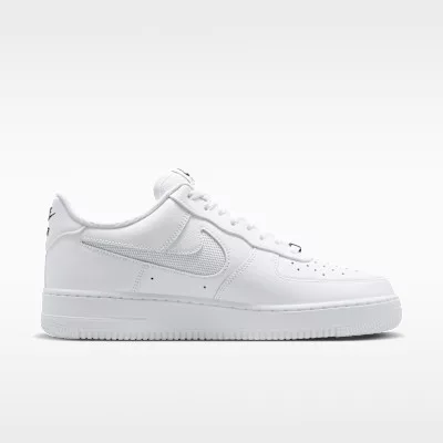 Nike Air Force 1 '07 LV8 White Black Reflect Silver férfi alacsony szárú utcai sneaker fehér fekete ezüst