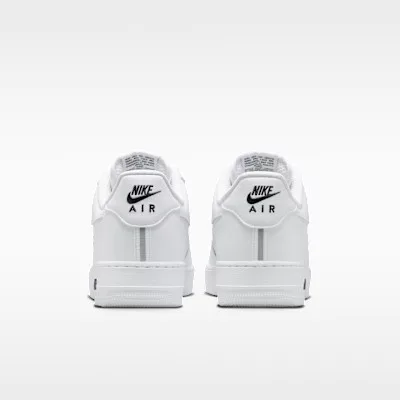 Nike Air Force 1 '07 LV8 White Black Reflect Silver férfi alacsony szárú utcai sneaker fehér fekete ezüst