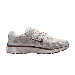   Nike P-6000 Phantom Metallic Silver Light Orewood Brown (Women's) női alacsony szárú utcai sneaker ezüst