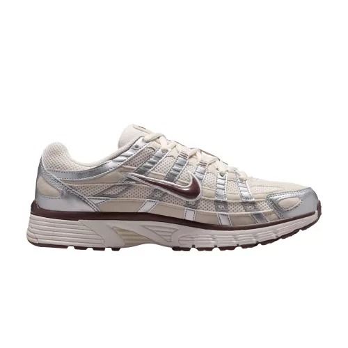 Nike P-6000 Phantom Metallic Silver Light Orewood Brown (Women's) női alacsony szárú utcai sneaker ezüst