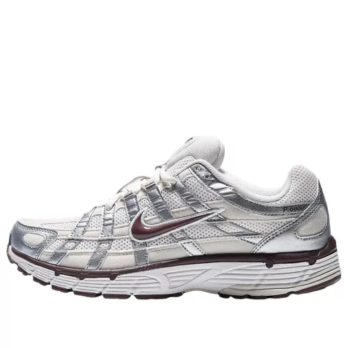 Nike P-6000 Phantom Metallic Silver Light Orewood Brown (Women's) női alacsony szárú utcai sneaker ezüst