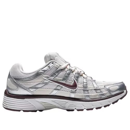 Nike P-6000 Phantom Metallic Silver Light Orewood Brown (Women's) női alacsony szárú utcai sneaker ezüst