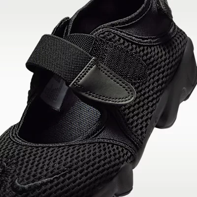 Nike Air Rift Mesh Black (Women's) alacsony szárú sneaker – termékfotó, oldalnézet