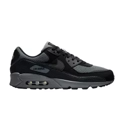 Nike Air Max 90 'Black Iron Grey' alacsony szárú sneaker – termékfotó, oldalnézet