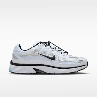 Nike P-6000 White Light Armory Blue alacsony szárú sneaker – termékfotó, oldalnézet