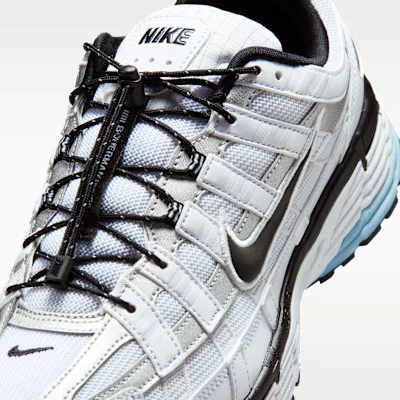 Nike P-6000 White Light Armory Blue alacsony szárú sneaker – termékfotó, oldalnézet