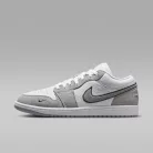 Nike Jordan 1 Low White Iron Grey férfi alacsony szárú utcai sneaker fehér szürke