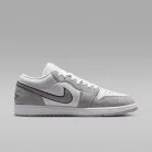 Nike Jordan 1 Low White Iron Grey férfi alacsony szárú utcai sneaker fehér szürke