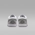 Nike Jordan 1 Low White Iron Grey férfi alacsony szárú utcai sneaker fehér szürke