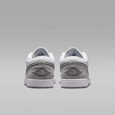 Nike Jordan 1 Low White Iron Grey férfi alacsony szárú utcai sneaker fehér szürke