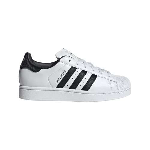 adidas Superstar II White Black Pony Hair (Women's) alacsony szárú sneaker – termékfotó, oldalnézet