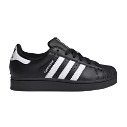 adidas Superstar II Black White (GS) alacsony szárú sneaker – termékfotó, oldalnézet