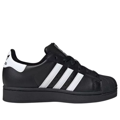 adidas Superstar II Black White (GS) alacsony szárú sneaker – termékfotó, oldalnézet