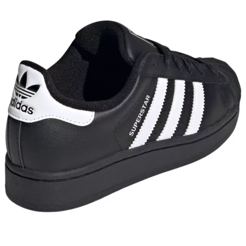 adidas Superstar II Black White (GS) alacsony szárú sneaker – termékfotó, oldalnézet