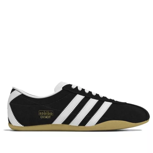 adidas Tokyo Black White (Women's) alacsony szárú sneaker – termékfotó, oldalnézet