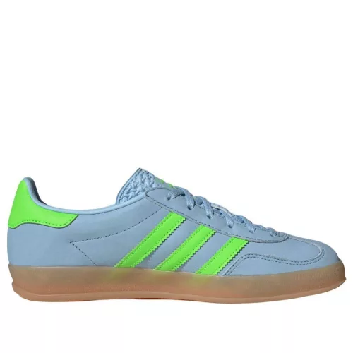 adidas Gazelle Indoor Clear Sky Solar Green (Women's) alacsony szárú sneaker – termékfotó, oldalnézet