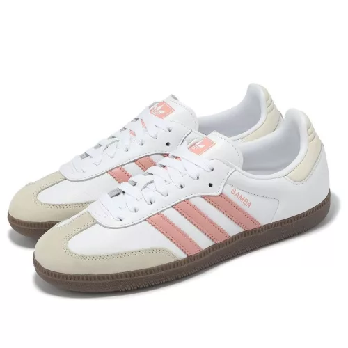 adidas Samba OG White Wonder Mauve (Women's) alacsony szárú sneaker – termékfotó, oldalnézet