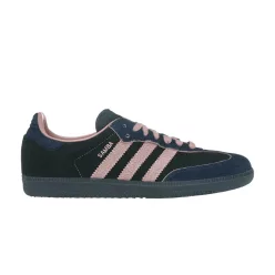 adidas Samba OG Black Wonder Mauve Indigo (Women's) alacsony szárú sneaker – termékfotó, oldalnézet