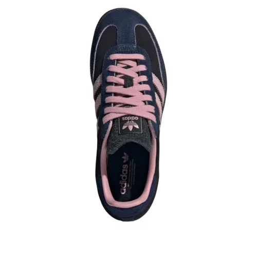 adidas Samba OG Black Wonder Mauve Indigo (Women's) alacsony szárú sneaker – termékfotó, oldalnézet