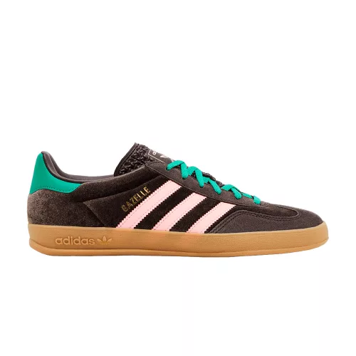 adidas Gazelle Indoor Brown Velvet (Women's) alacsony szárú sneaker – termékfotó, oldalnézet