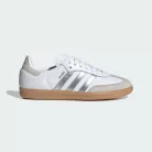 adidas Samba OG White Silver Metallic Grey (Women's) női alacsony szárú utcai sneaker fehér