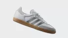 adidas Samba OG White Silver Metallic Grey (Women's) női alacsony szárú utcai sneaker fehér