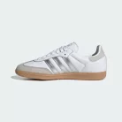 adidas Samba OG White Silver Metallic Grey (Women's) női alacsony szárú utcai sneaker fehér