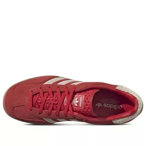 adidas Gazelle Indoor Better Scarlet Wonder White Gum (Women's) alacsony szárú sneaker – termékfotó, oldalnézet