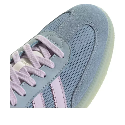adidas Samba OG Tactile Blue Ice Lavender alacsony szárú sneaker – termékfotó, oldalnézet