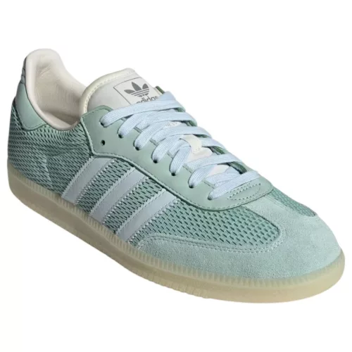 adidas Samba OG Hazy Green Sky Tint alacsony szárú sneaker – termékfotó, oldalnézet
