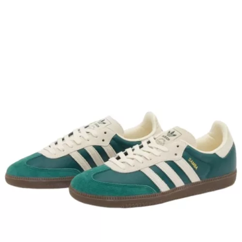 adidas Samba OG Collegiate Green Cream White alacsony szárú sneaker – termékfotó, oldalnézet