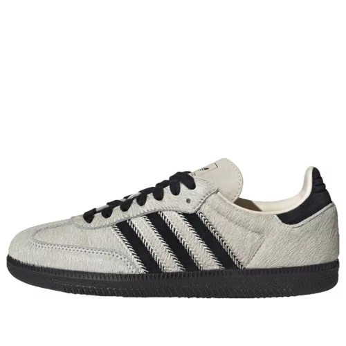 adidas Samba OG Wonder White Black Pony (Women's) alacsony szárú sneaker – termékfotó, oldalnézet