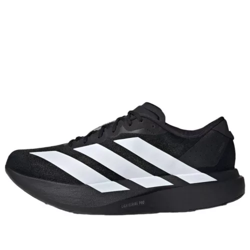 adidas Adizero Evo SL Black White alacsony szárú sneaker – termékfotó, oldalnézet