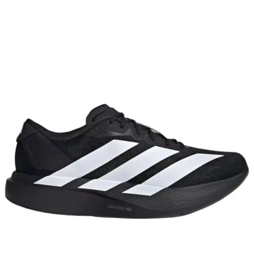 adidas Adizero Evo SL Black White alacsony szárú sneaker – termékfotó, oldalnézet