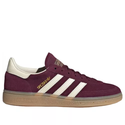 adidas Handball Spezial Maroon Cream White (Women's) alacsony szárú sneaker – termékfotó, oldalnézet
