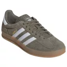adidas Gazelle Indoor Olive Strata Cloud White Gum alacsony szárú sneaker – termékfotó, oldalnézet