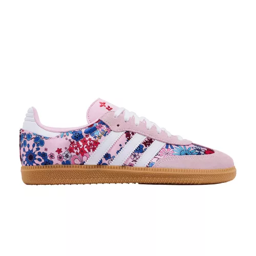 adidas Samba OG Liberty London Clear Pink Floral (GS) alacsony szárú sneaker – termékfotó, oldalnézet